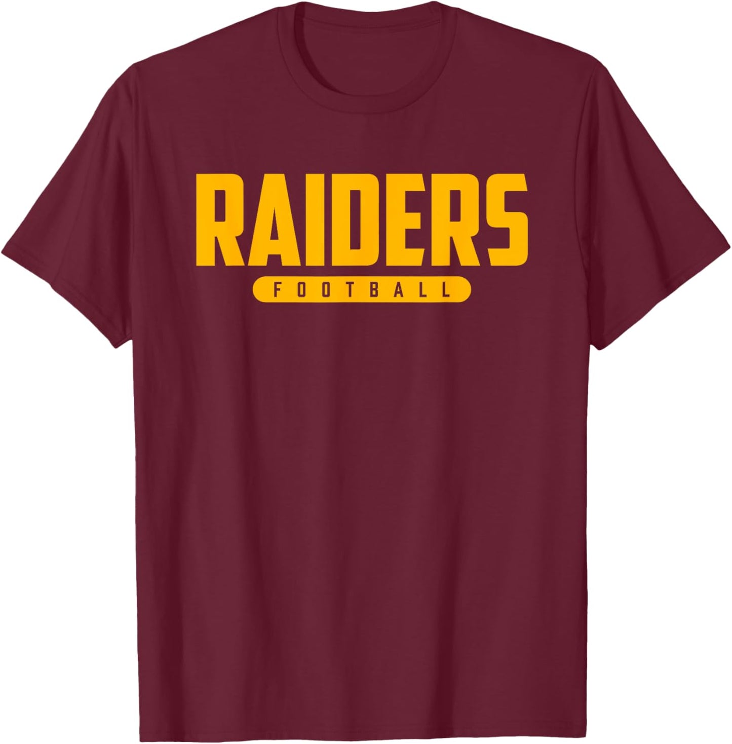 Glades Central Raiders Football T-Shirt - T-Shirt | Maroon