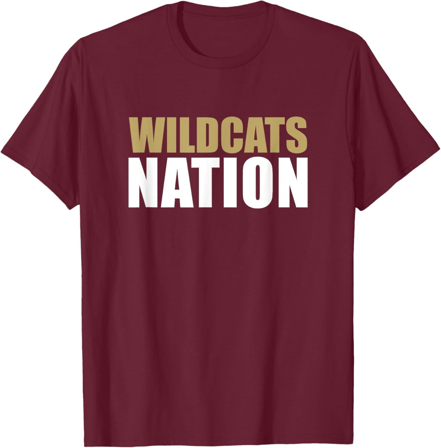Lakeview Wildcats Nation HS T-Shirt - T-Shirt | Maroon