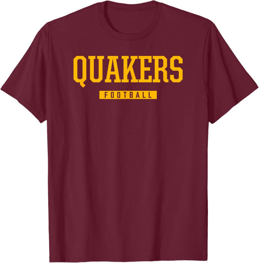 Quaker Valley Quakers Football HS T-Shirt - T-Shirt | Maroon