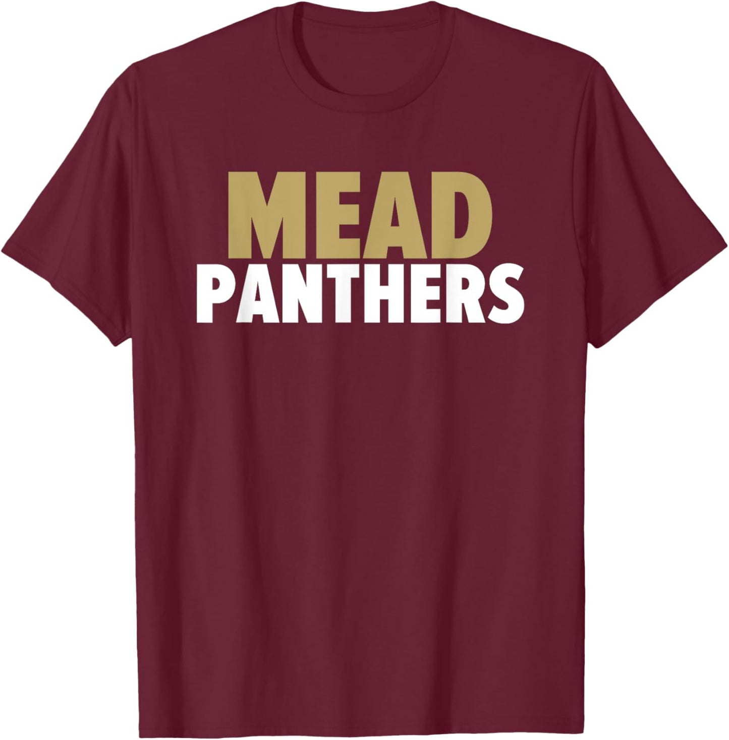 Mead Panthers Bold T-Shirt - T-Shirt | Maroon