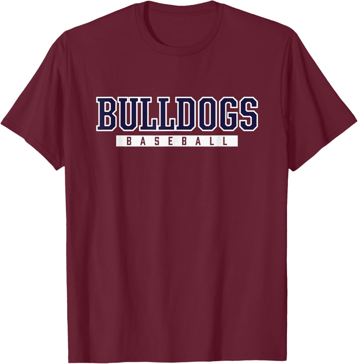 Yale Bulldogs Baseball T-Shirt - T-Shirt | Maroon