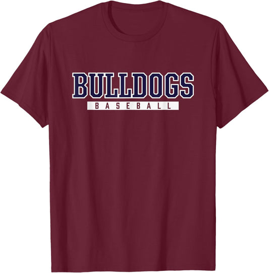 Yale Bulldogs Baseball T-Shirt - T-Shirt | Maroon