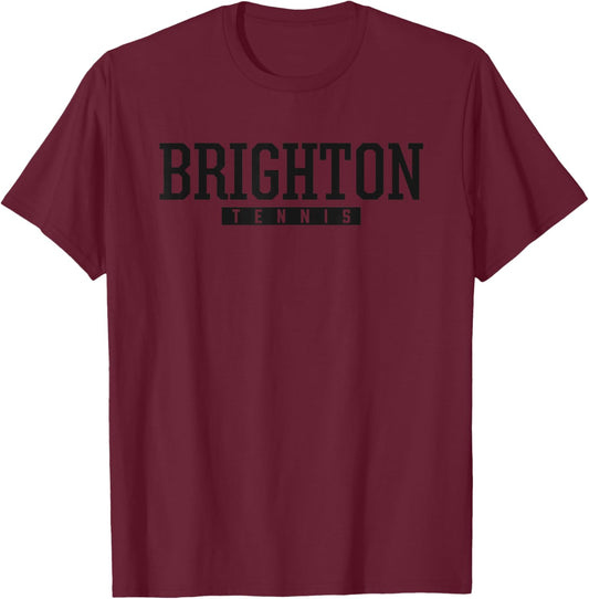 Brighton High School Tennis T-Shirt - T-Shirt | Maroon