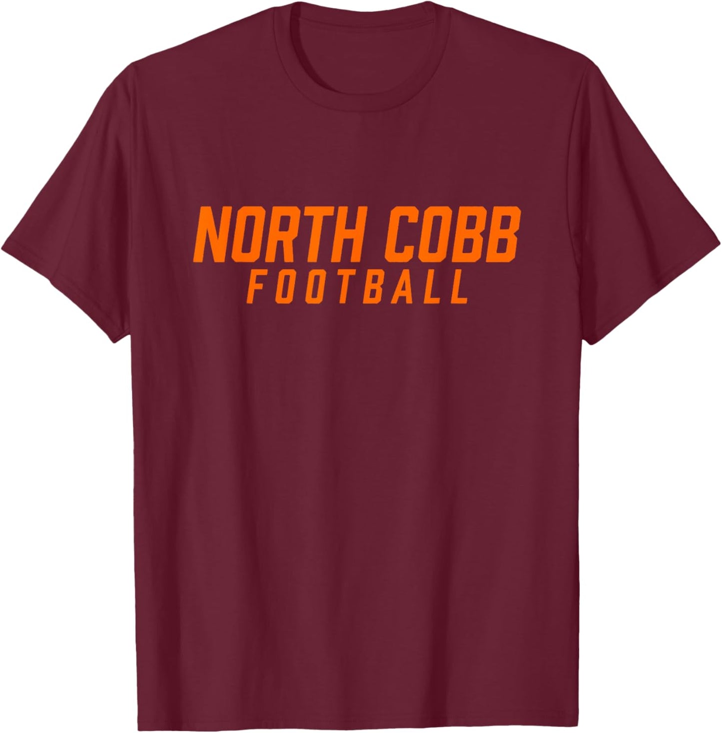North Cobb High School Football Team T-Shirt - T-Shirt | Maroon