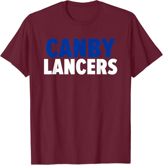 Canby Lancers Bold T-Shirt - T-Shirt | Maroon