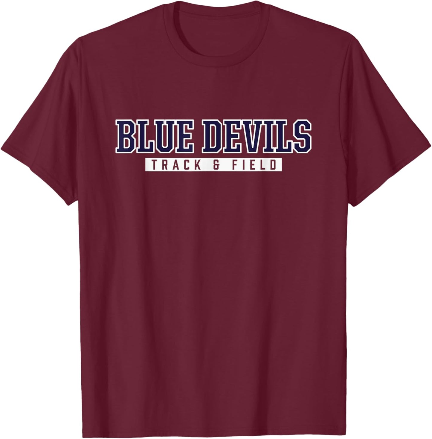 Norcross Blue Devils Track & Field T-Shirt - T-Shirt | Maroon