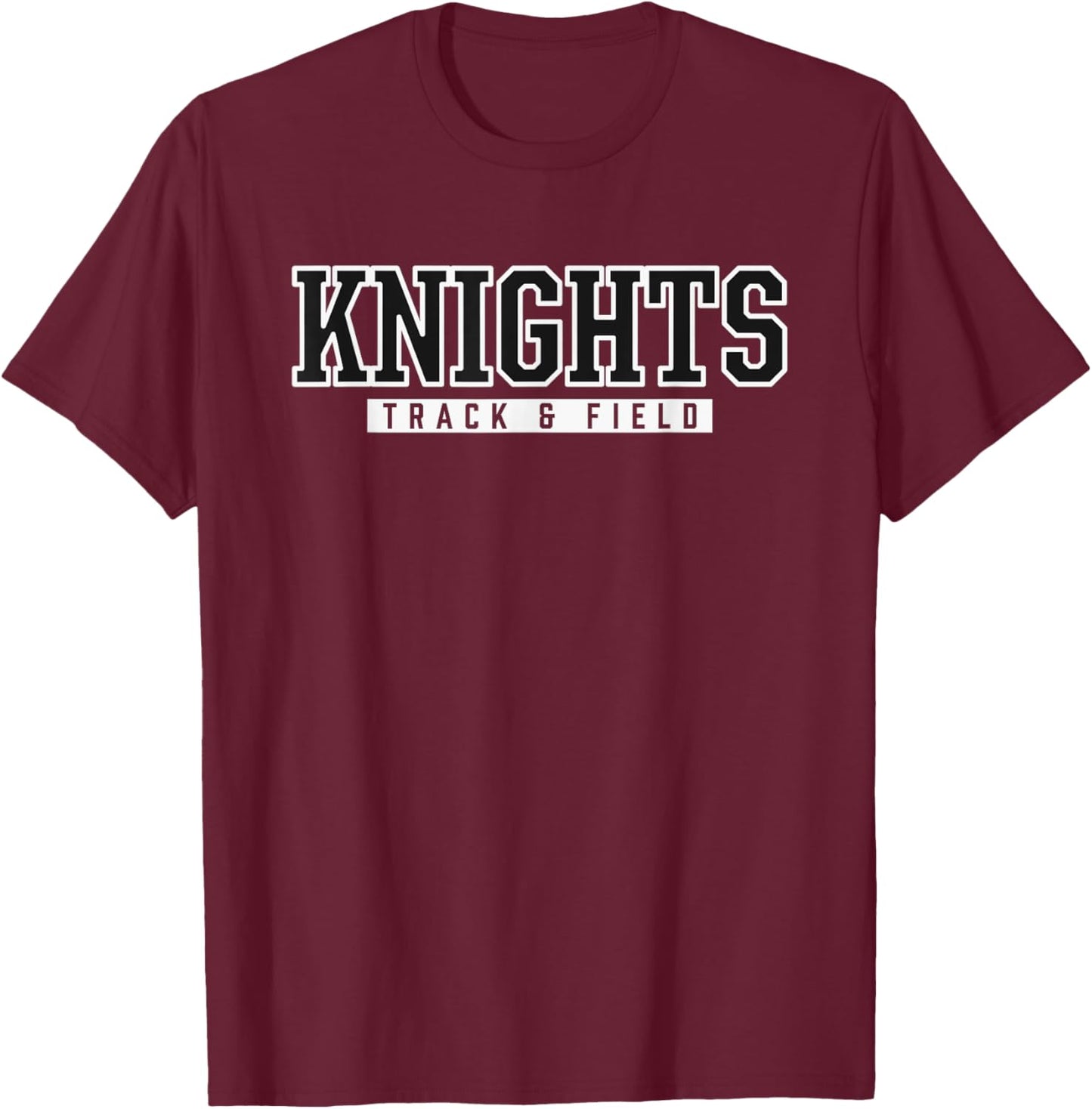 Turner Ashby Knights Track & Field T-Shirt - T-Shirt | Maroon