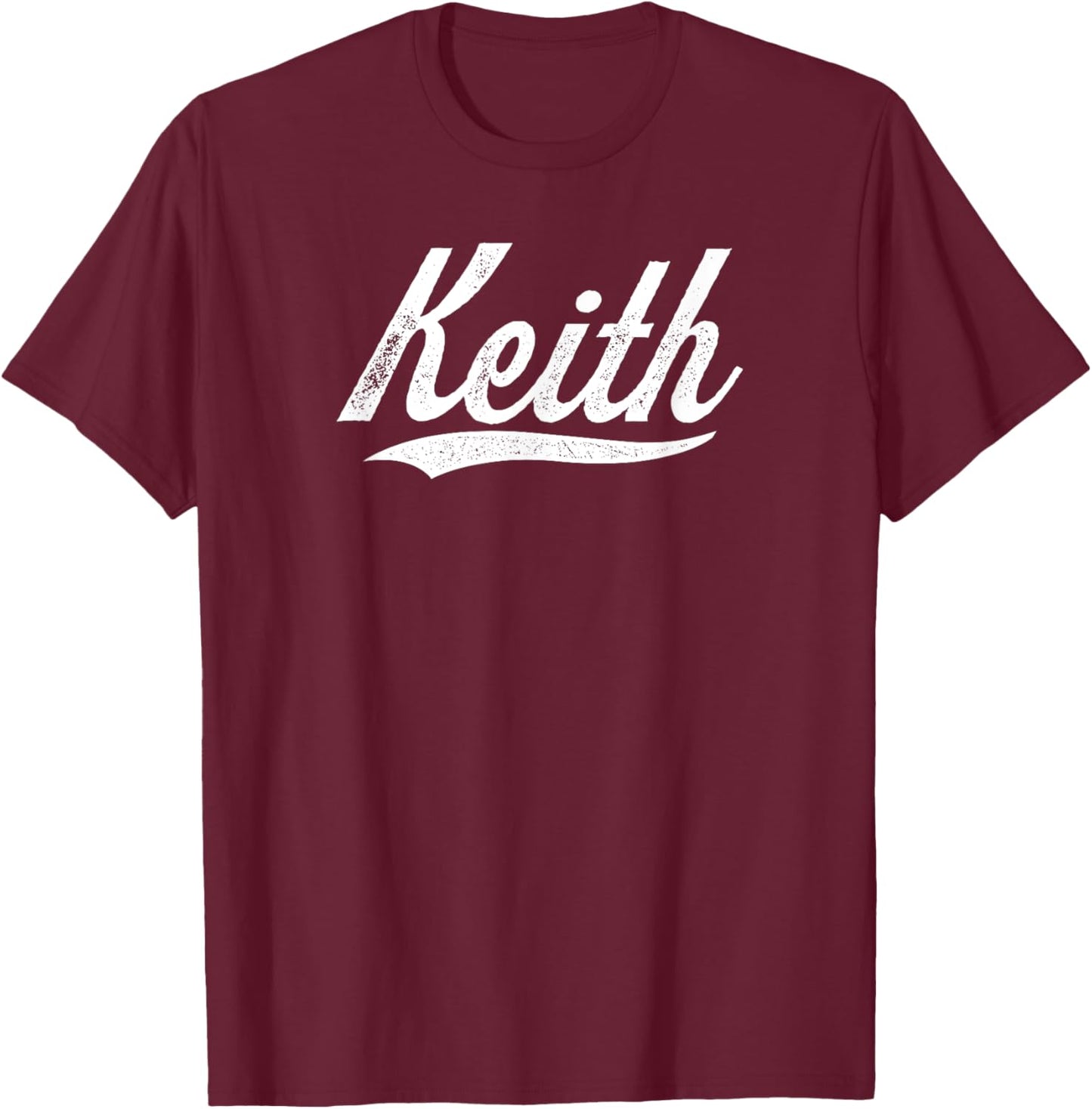 Distressed Script Colt Keith Prospect Baseball Fan Gear T-Shirt - T-Shirt | Maroon