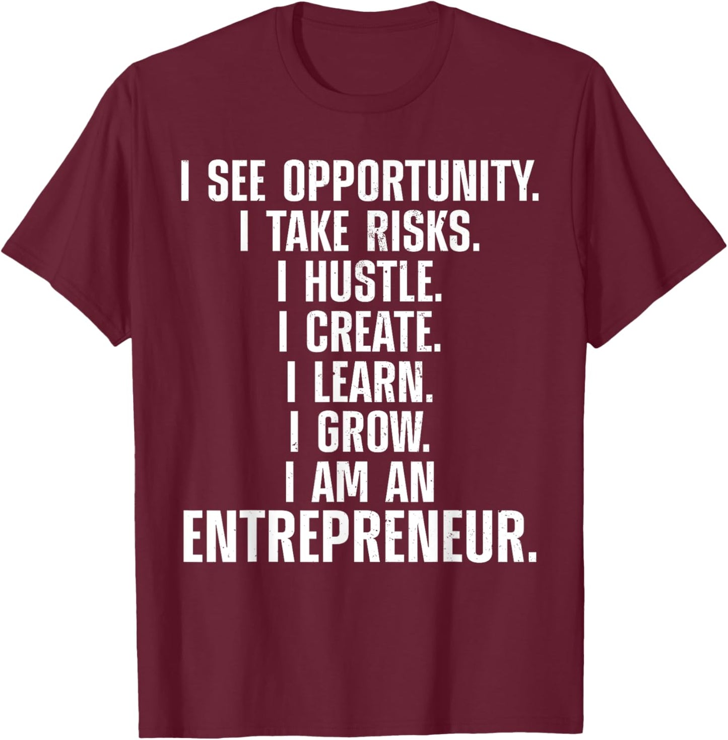 Cool Entrepreneur Art Women Young New Business Owner T-Shirt - T-Shirt | Maroon