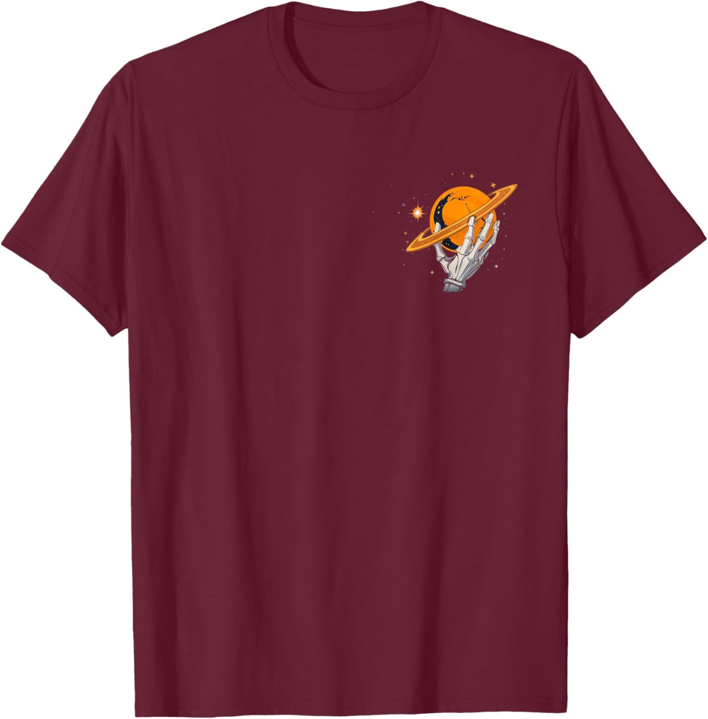 Orange Reach For The Stars Orange Graphic T-Shirt - T-Shirt | Maroon