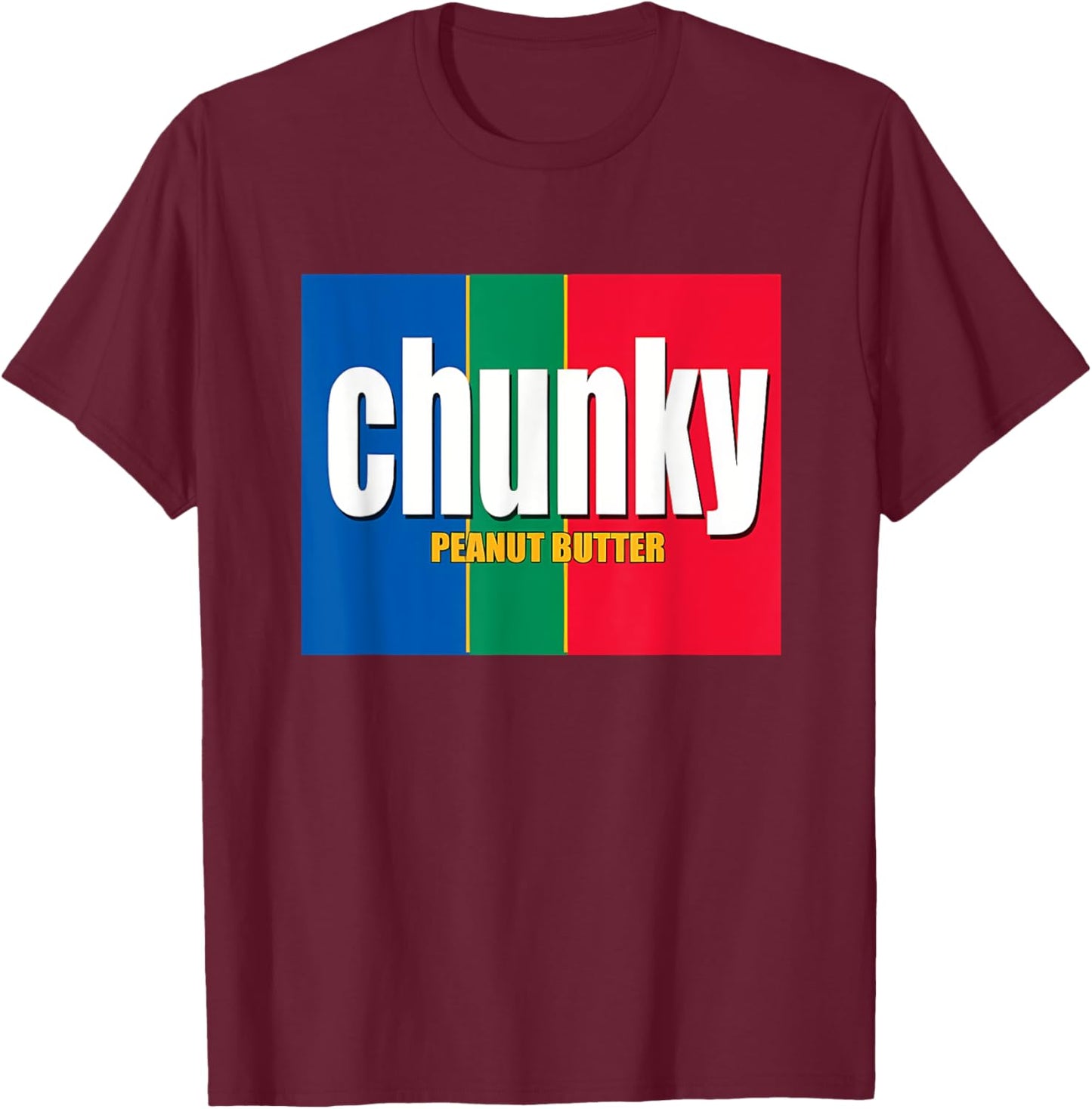 Chunky Peanut Butter Group Condiment Matching T-Shirt - T-Shirt | Maroon