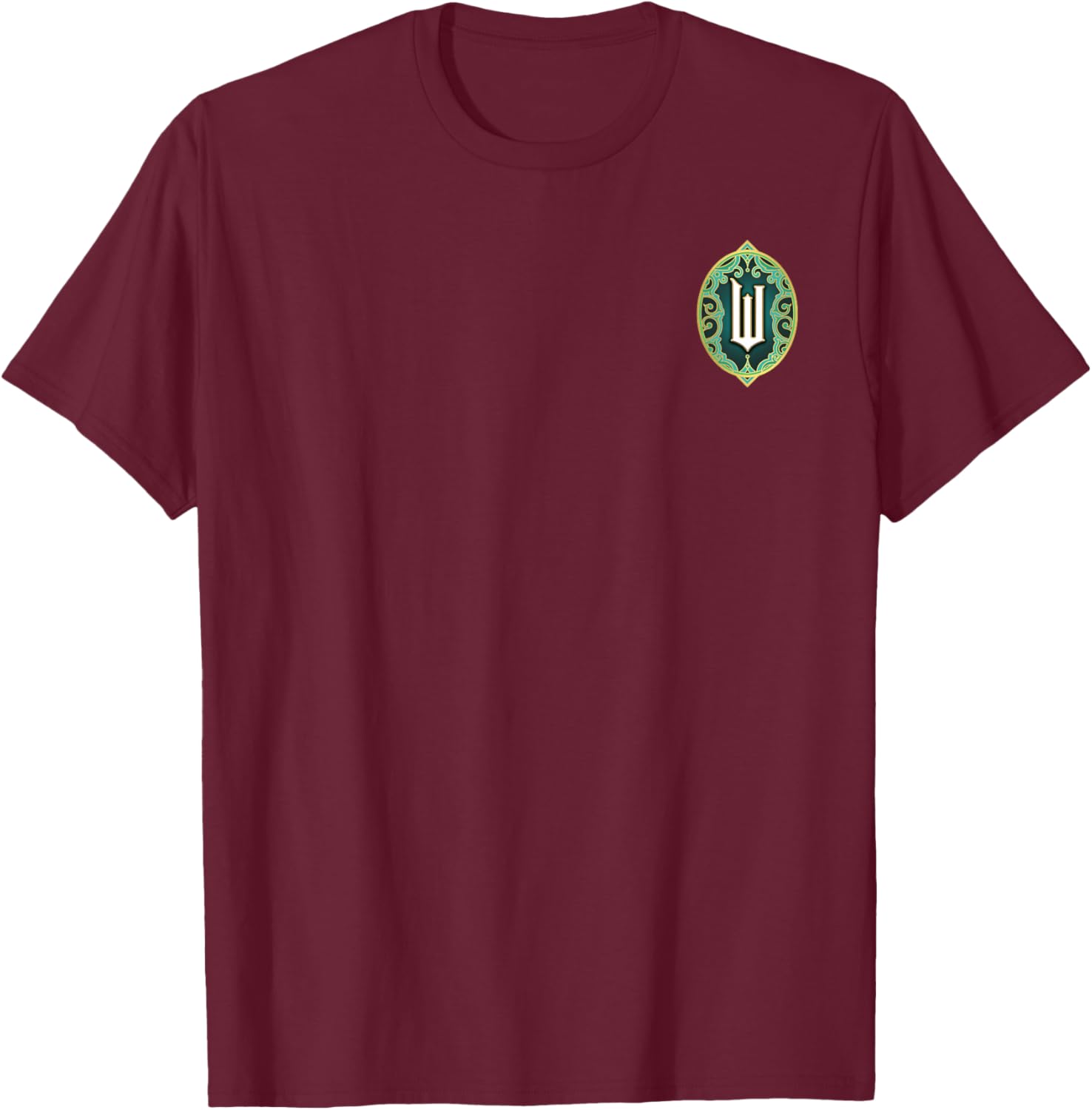 Wicked Off to Meet The Wizard Emerald City Front & Back T-Shirt - T-Shirt | Maroon