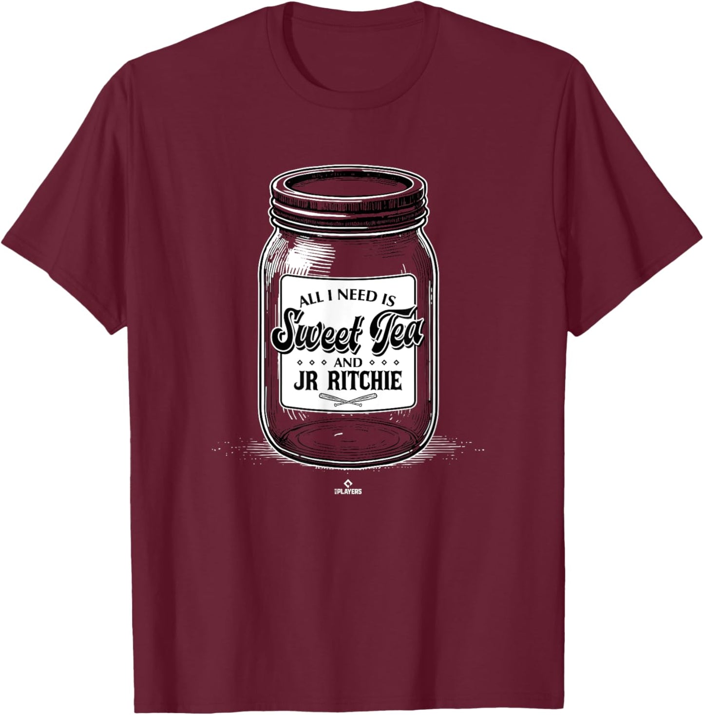 Sweet Tea and JR Ritchie Prospect Baseball Fan Gear T-Shirt - T-Shirt | Maroon