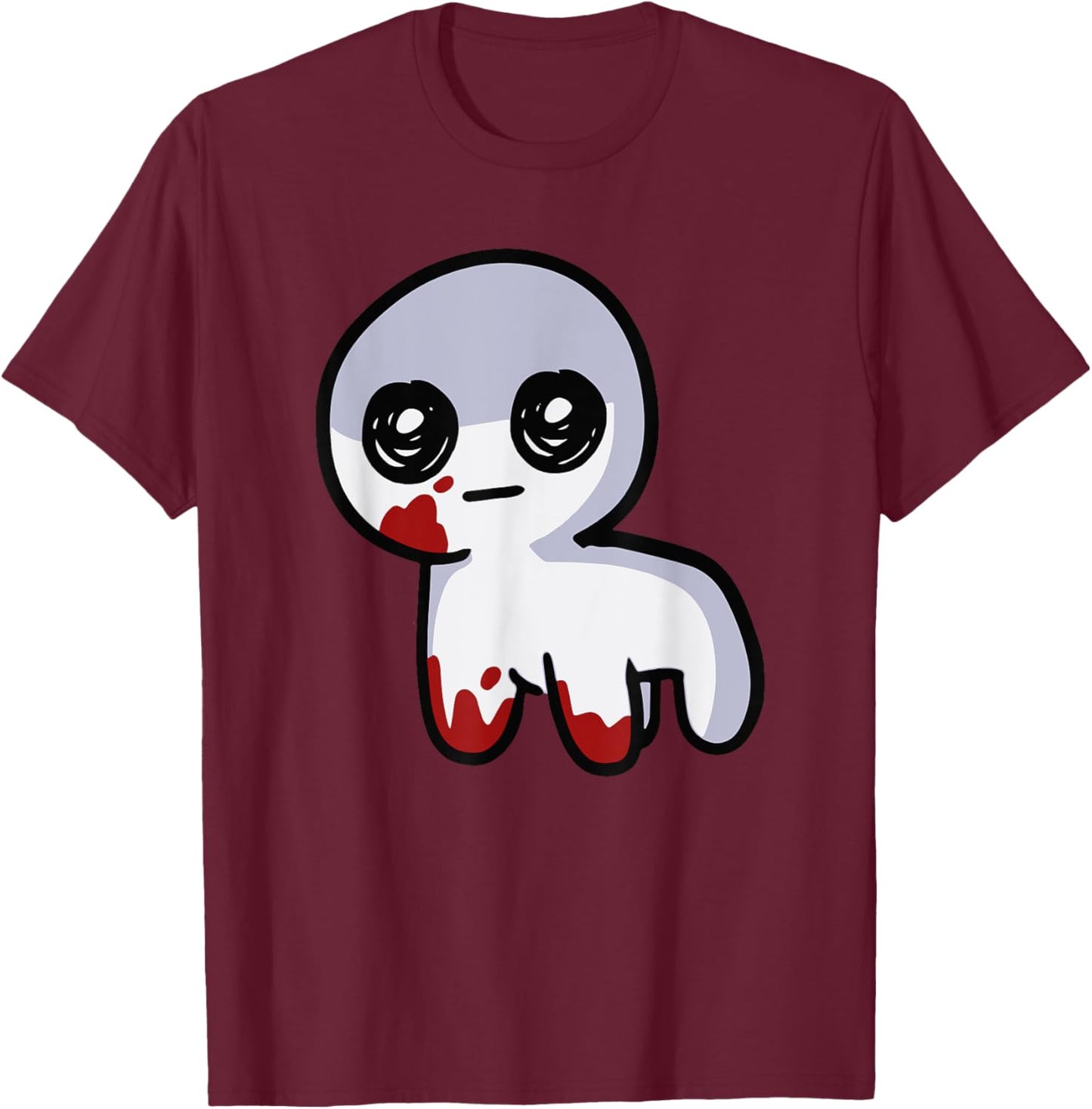 TBH Autism Creature Meme Bloody Yippee Funny Halloween Blood T-Shirt - T-Shirt | Maroon