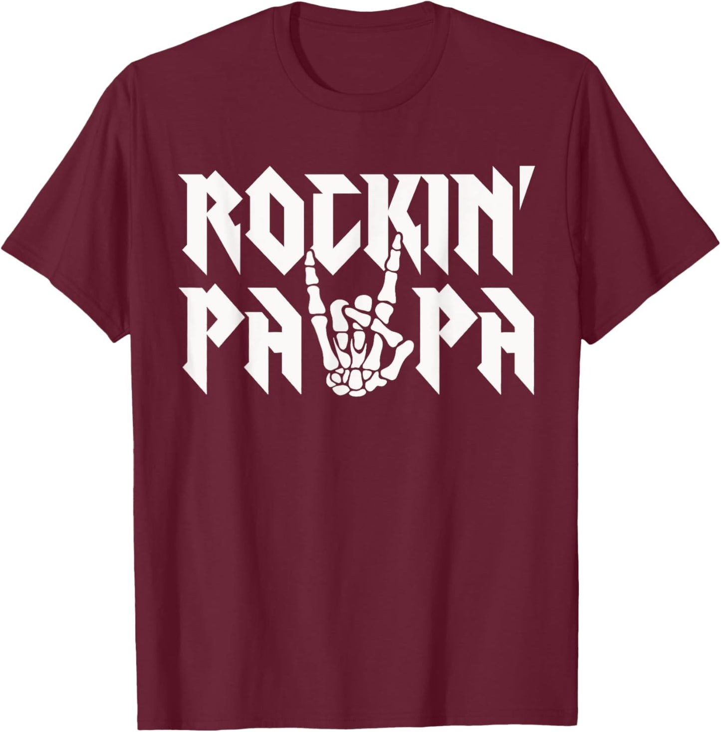 Papa Of The Bad Two the Bone Birthday 2 Years Old Birthday T-Shirt - T-Shirt | Maroon