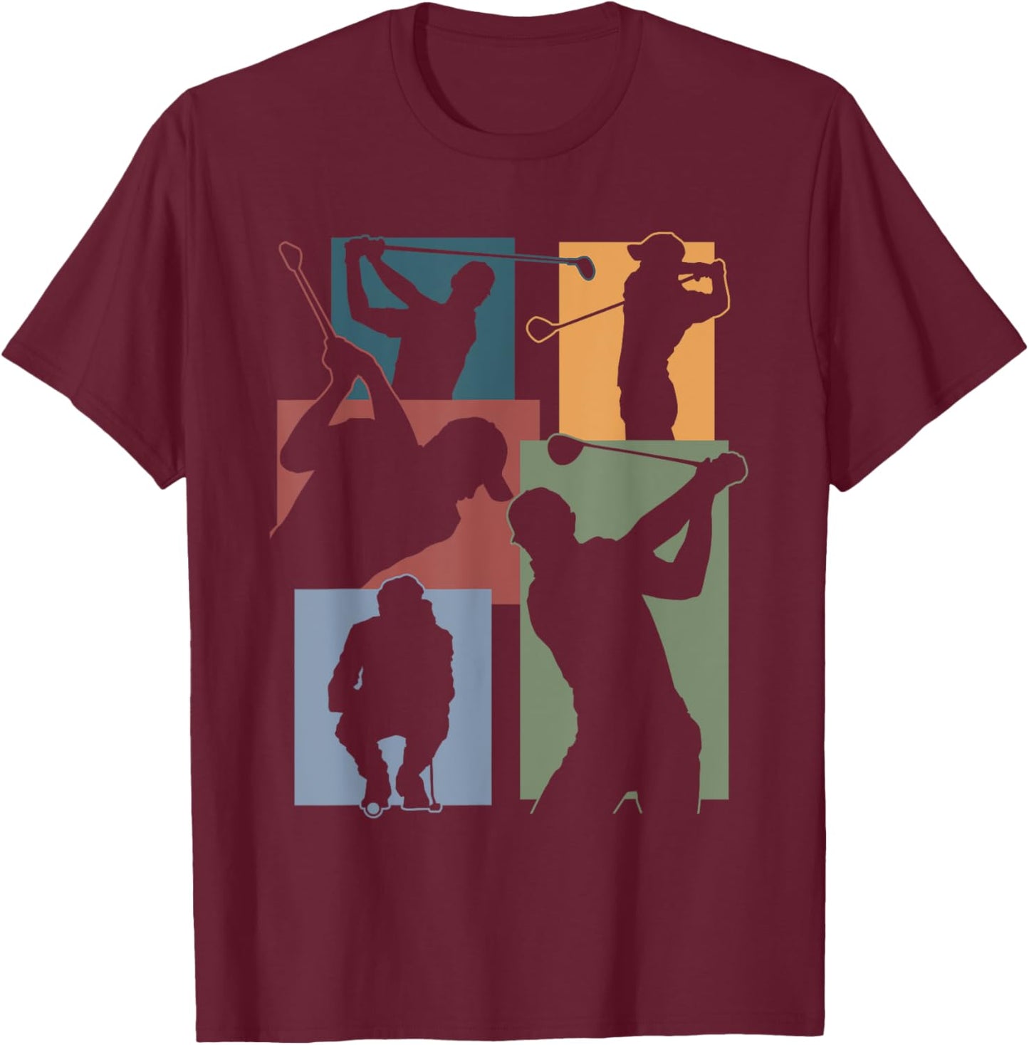 Funny Golf Player Cool Golfer Golfing Game Enthusiast Outfit T-Shirt - T-Shirt | Maroon