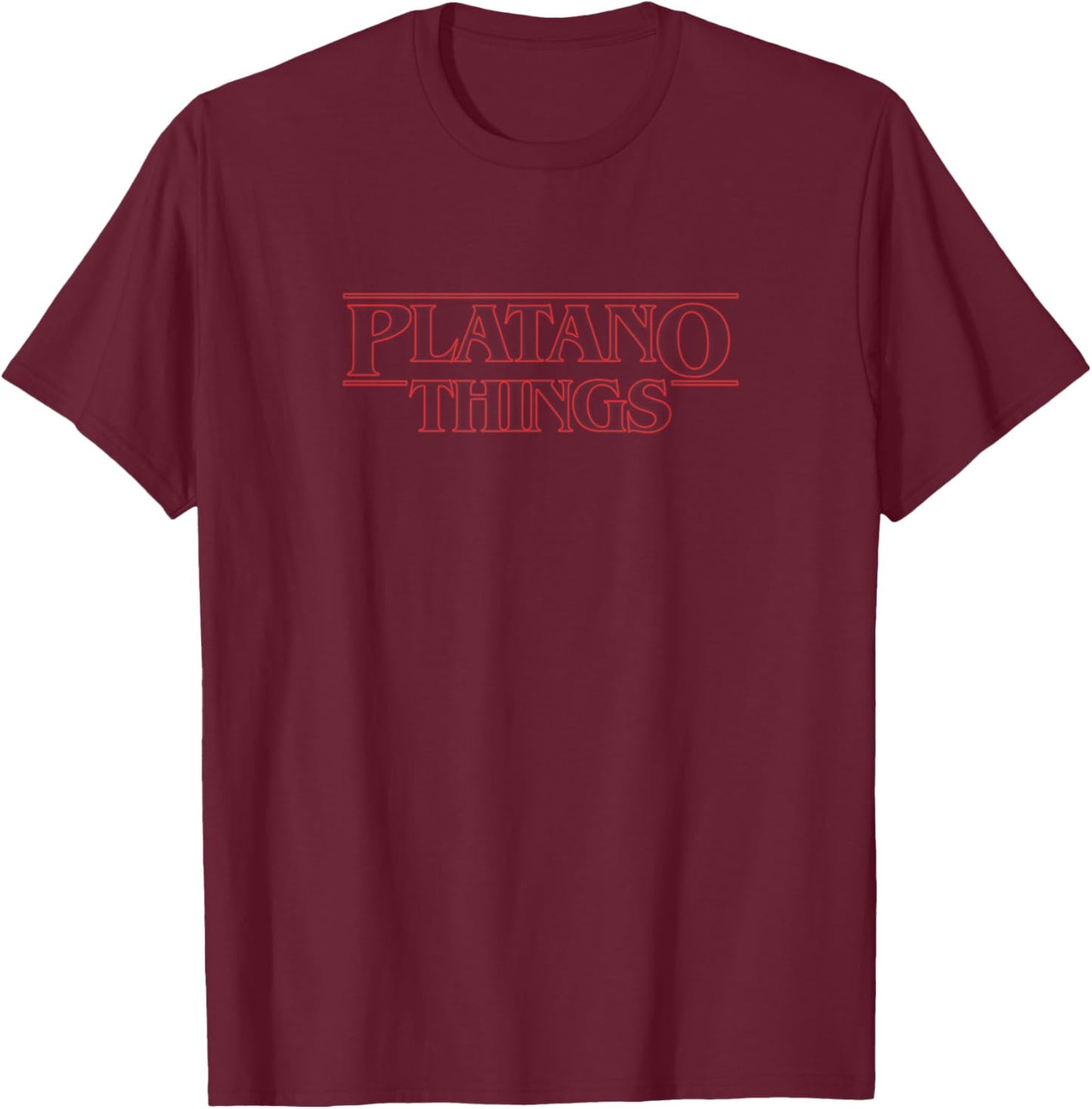 Platano Things Dominican Republic T-Shirt - T-Shirt | Maroon