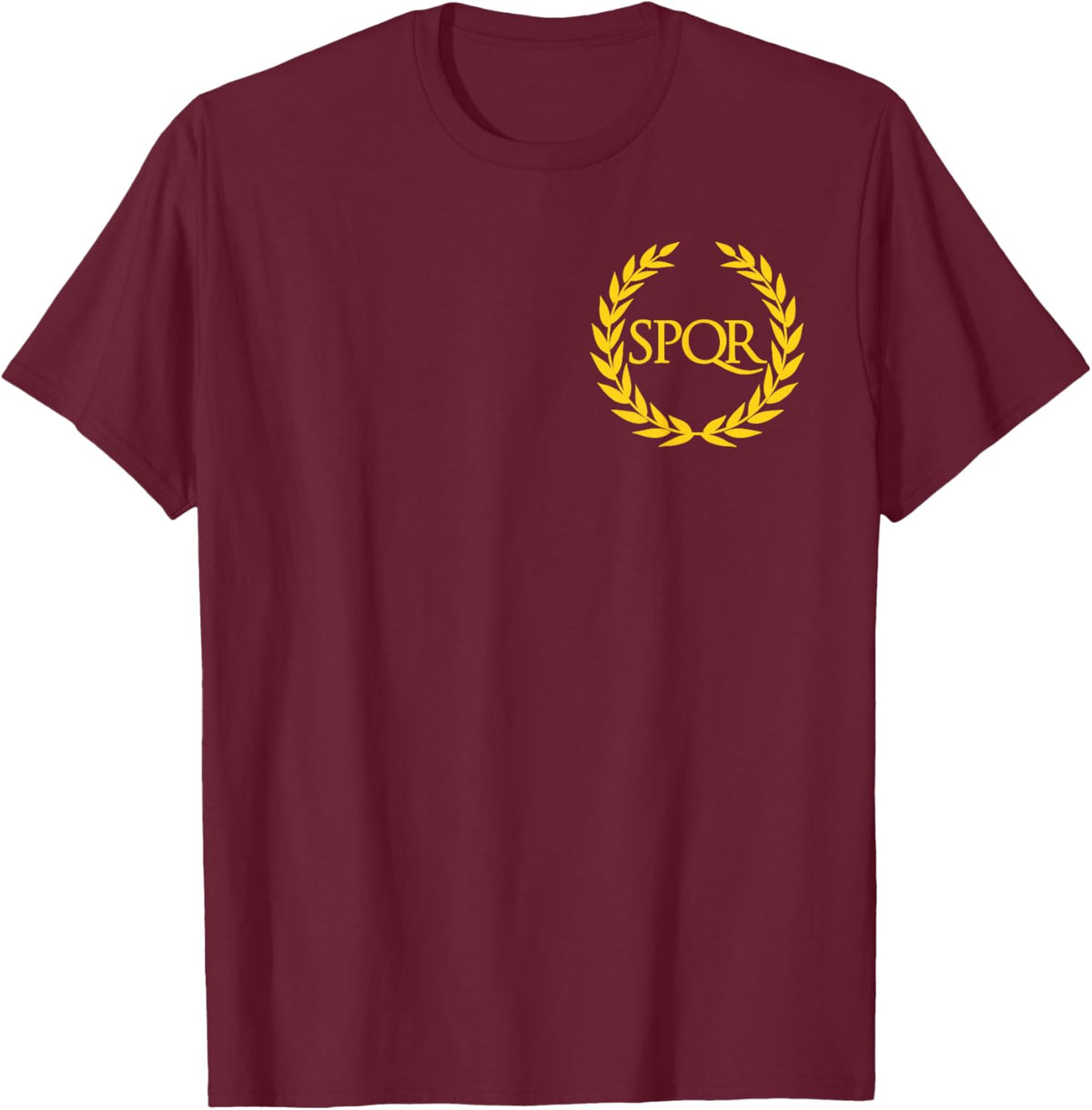 Roman Empire SPQR Symbol T-Shirt - T-Shirt | Maroon