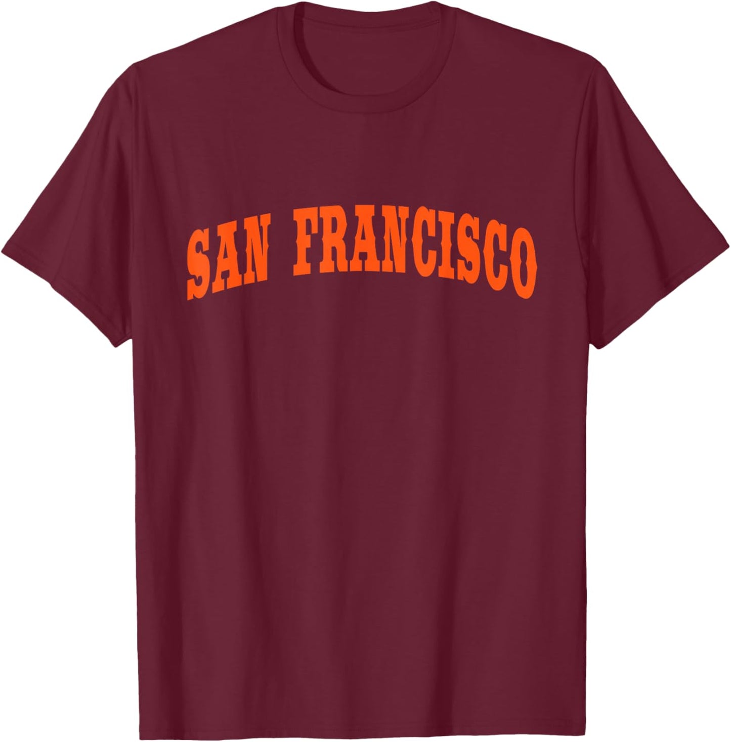 SAN FRANCISCO - Throwback Design - Classic T-Shirt - T-Shirt | Maroon