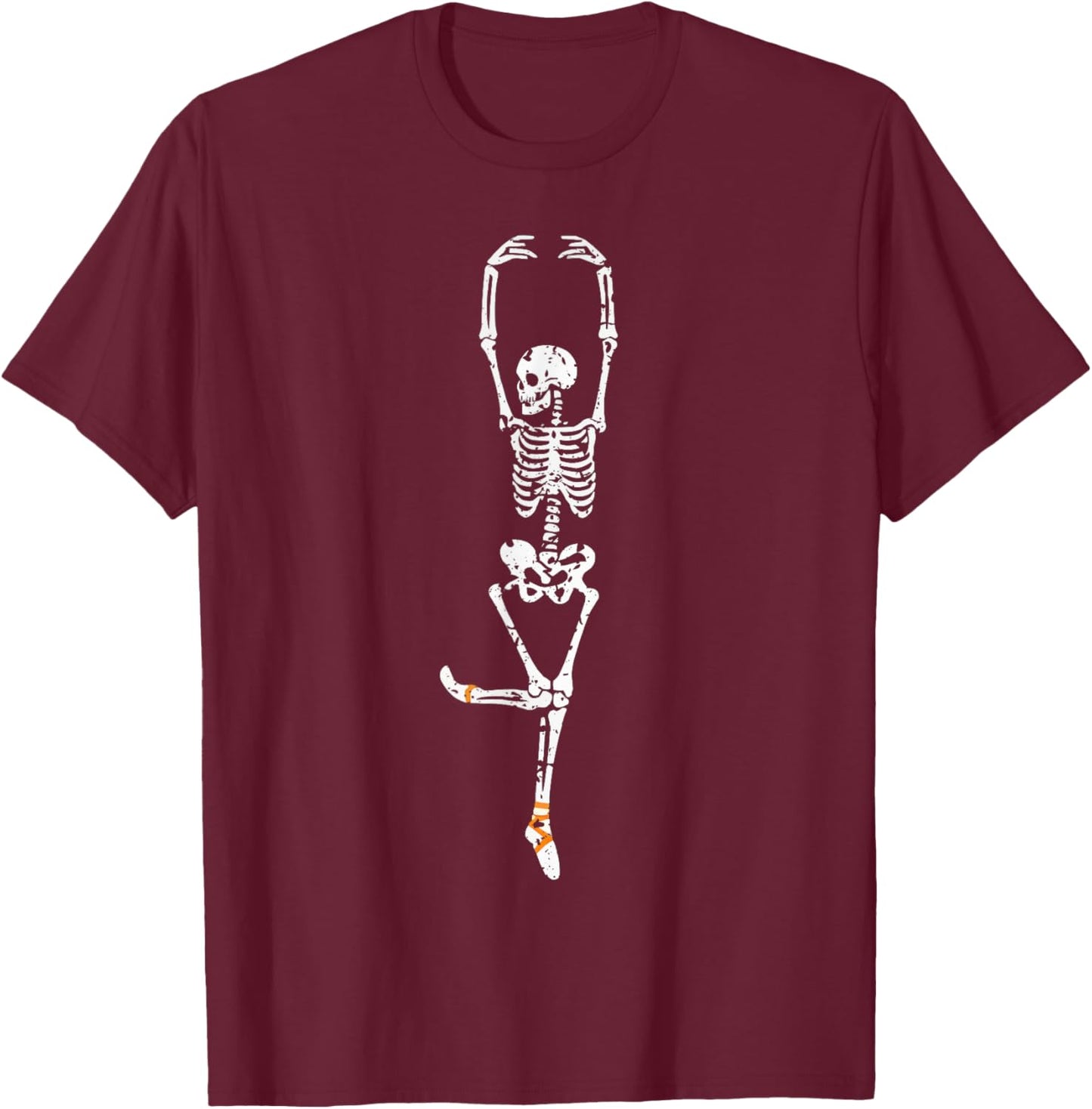 Ballet Dancer Teacher Halloween T-Shirt - T-Shirt | Maroon