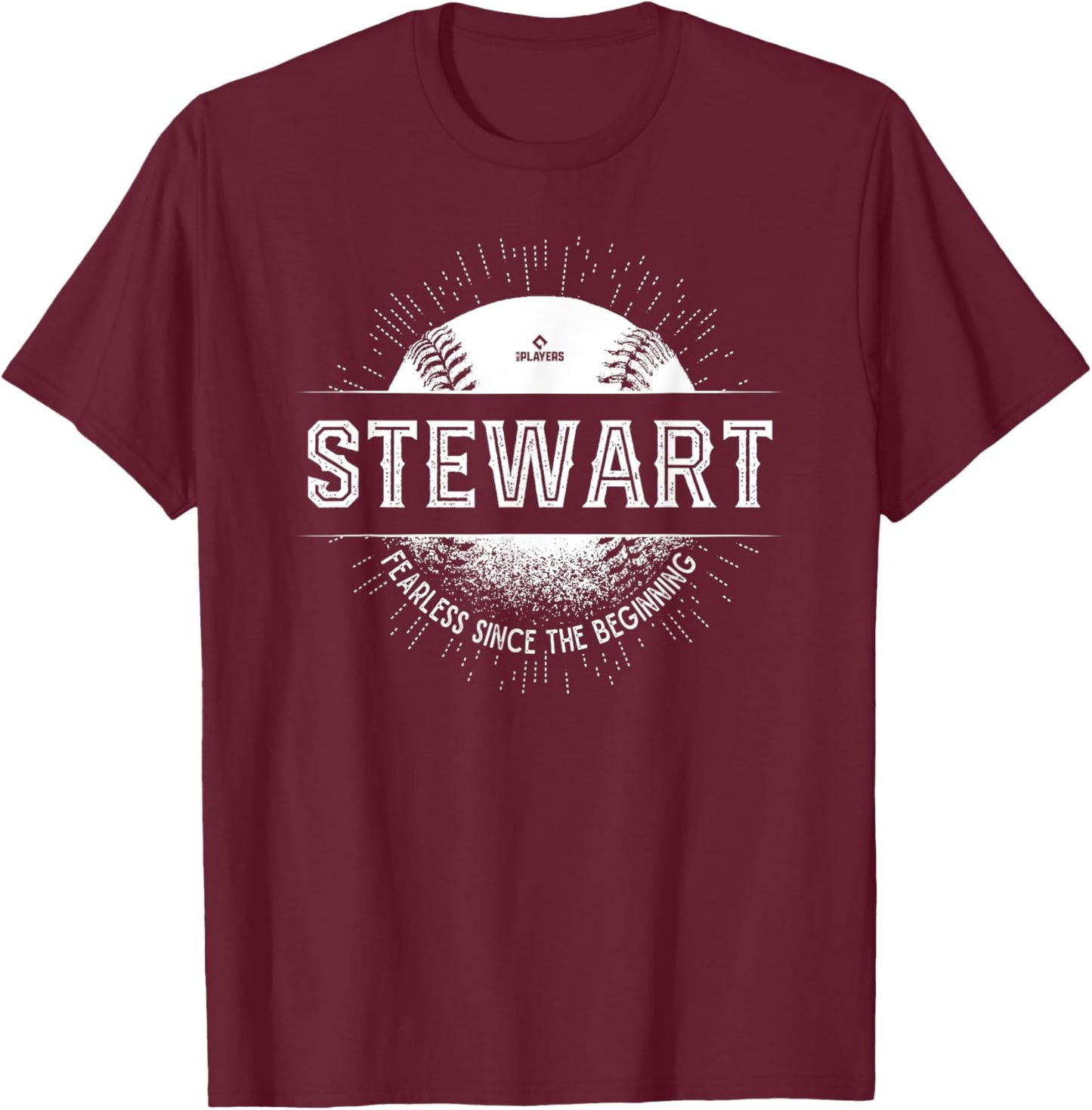 Fearless Sal Stewart Prospect Baseball Fan Gear T-Shirt - T-Shirt | Maroon