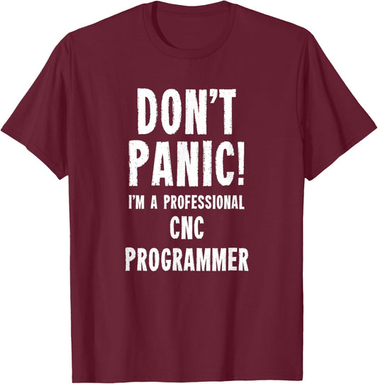 CNC Programmer T-Shirt - T-Shirt | Maroon