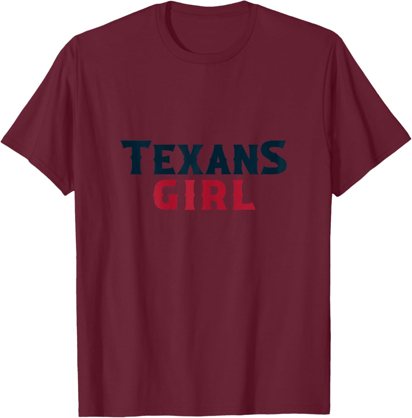Texans Girl T-Shirt - T-Shirt | Maroon