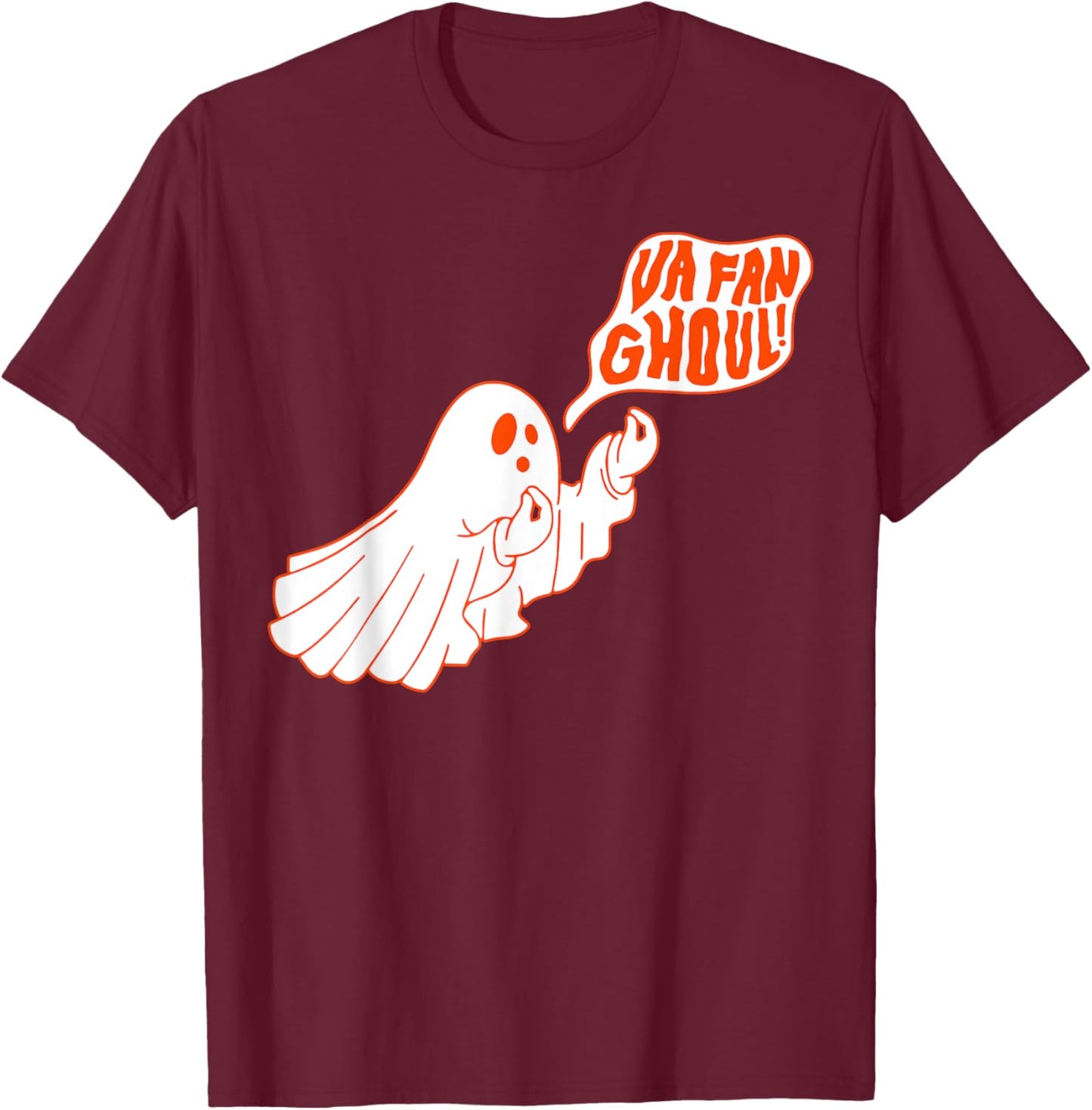 Va Fan Ghoul T-Shirt - T-Shirt | Maroon