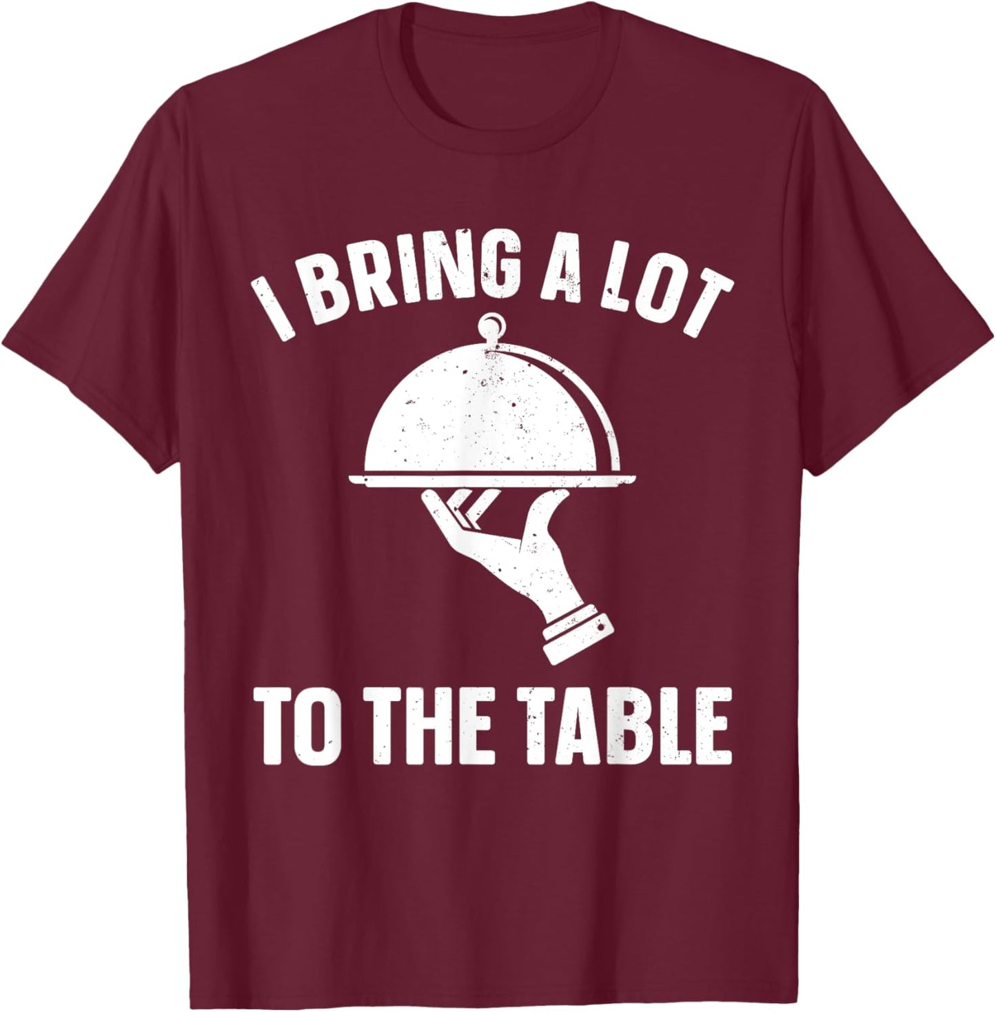 Best Waitress Design Girls Food Server Waitress T-Shirt - T-Shirt | Maroon