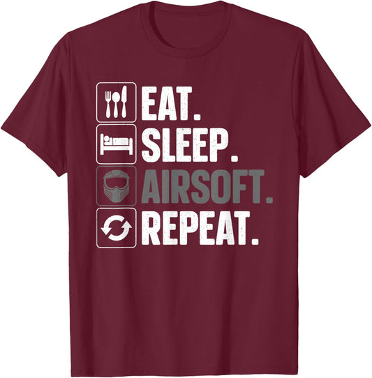 Funny Airsoft Design Women Airsoft Player Airsoft T-Shirt - T-Shirt | Maroon