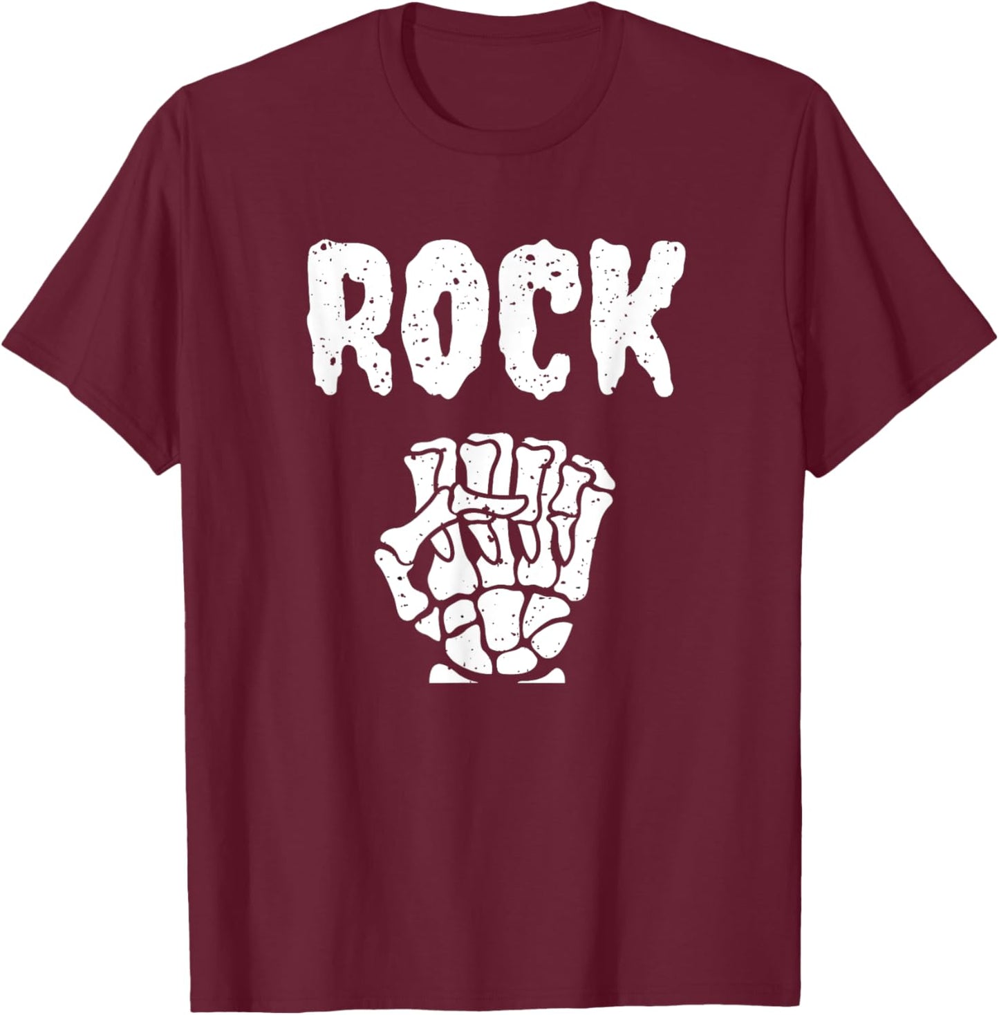 Rock, Paper, Scissors Team Costume - Funny Halloween T-Shirt - T-Shirt | Maroon