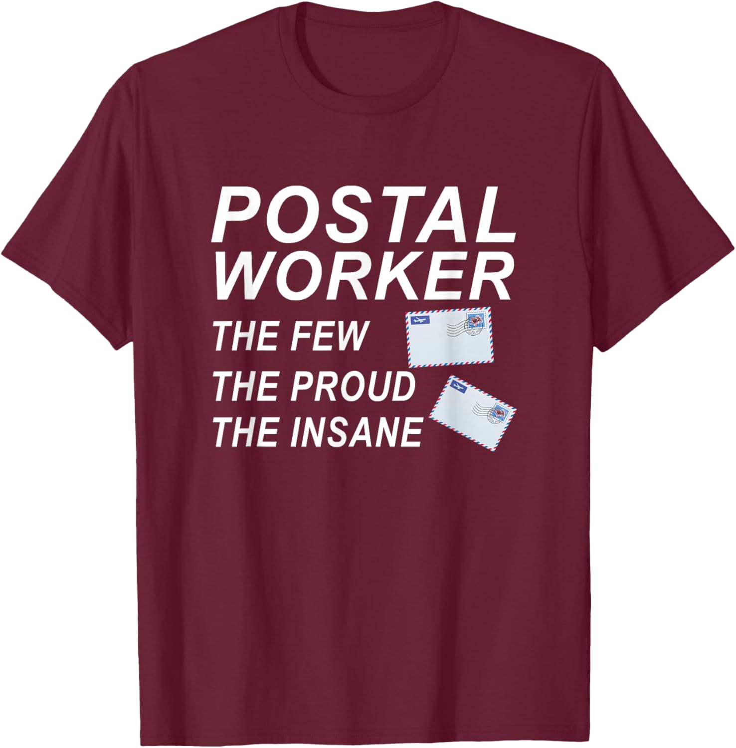 Post Office T-Shirt - T-Shirt | Maroon
