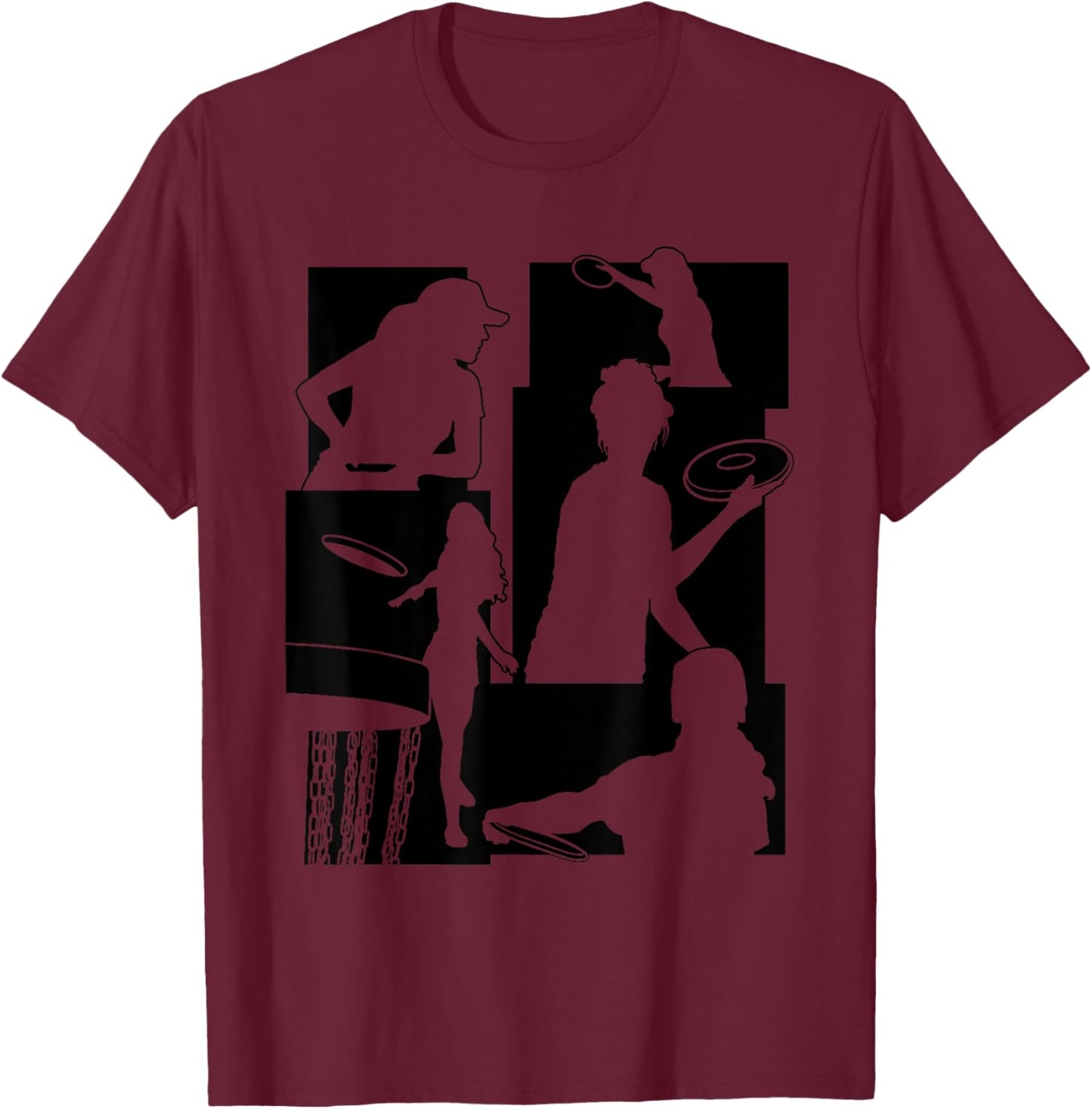 Funny Disc Golf Player Cool Flying Disk Sports Enthusiast T-Shirt - T-Shirt | Maroon
