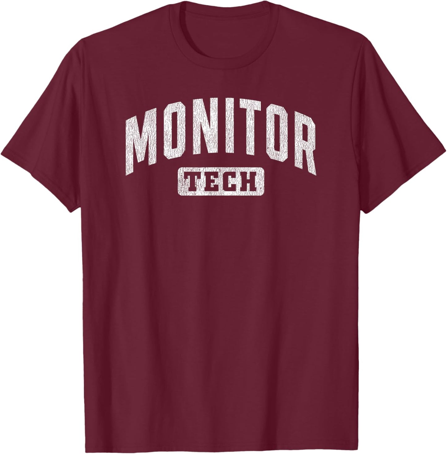 Monitor Tech EKG Cardiac Monitor Technician T-Shirt - T-Shirt | Maroon