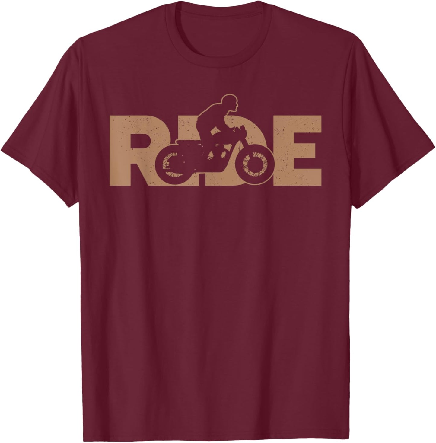 Funny Motorcycle Design Women Biker Motorcycle Rider T-Shirt - T-Shirt | Maroon