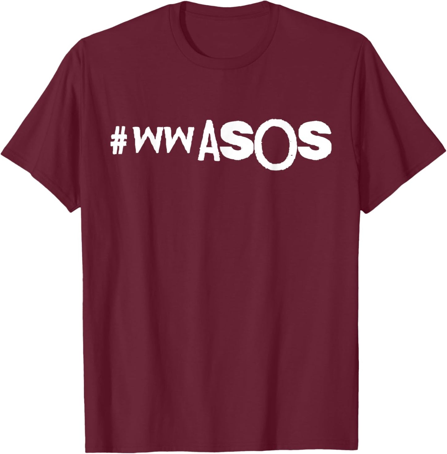 #WWASOS, Animal Rescue T-Shirt - T-Shirt | Maroon