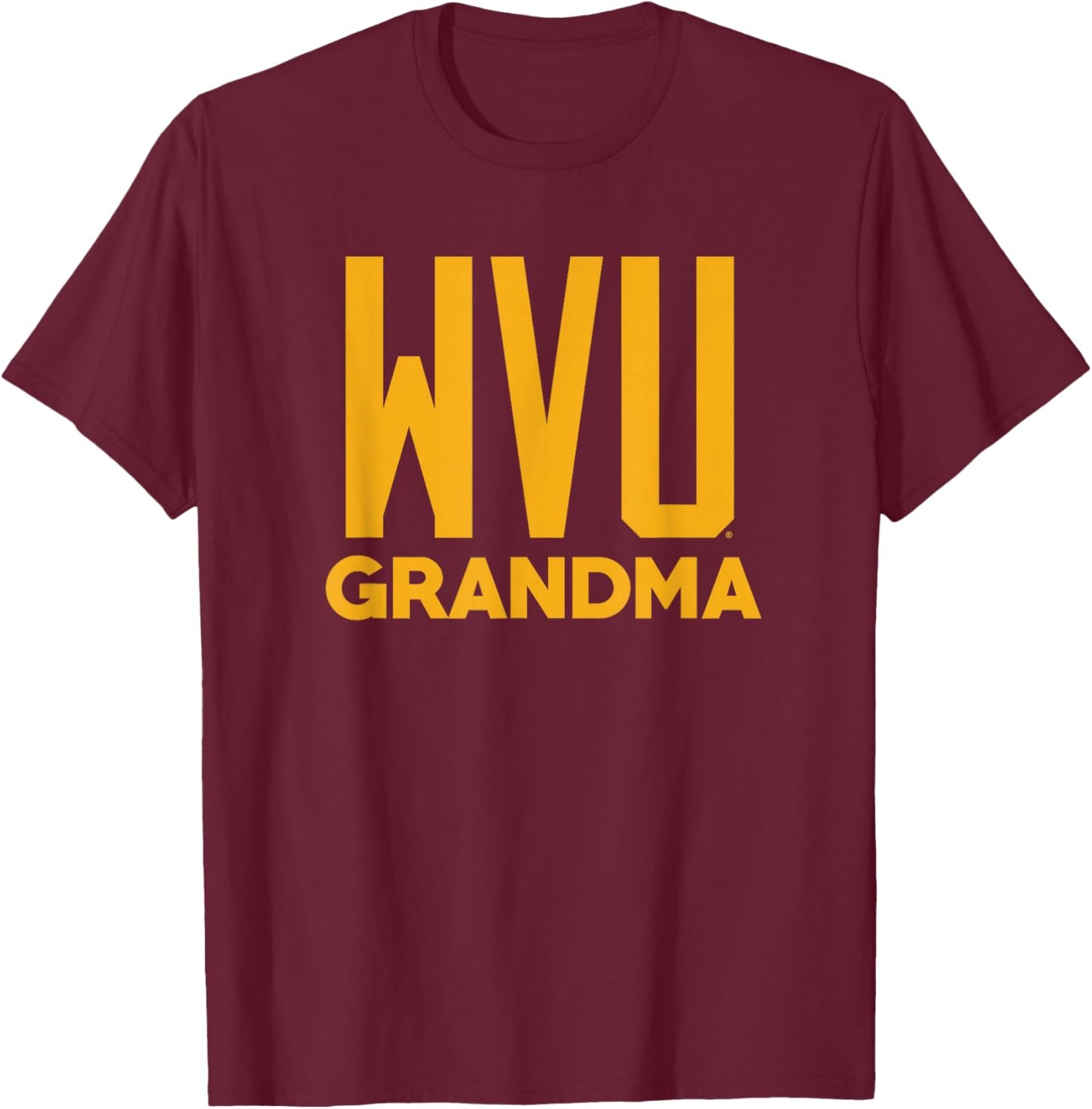 Campus Lab West Virginia University Mountaineers Grandma T-Shirt - T-Shirt | Maroon