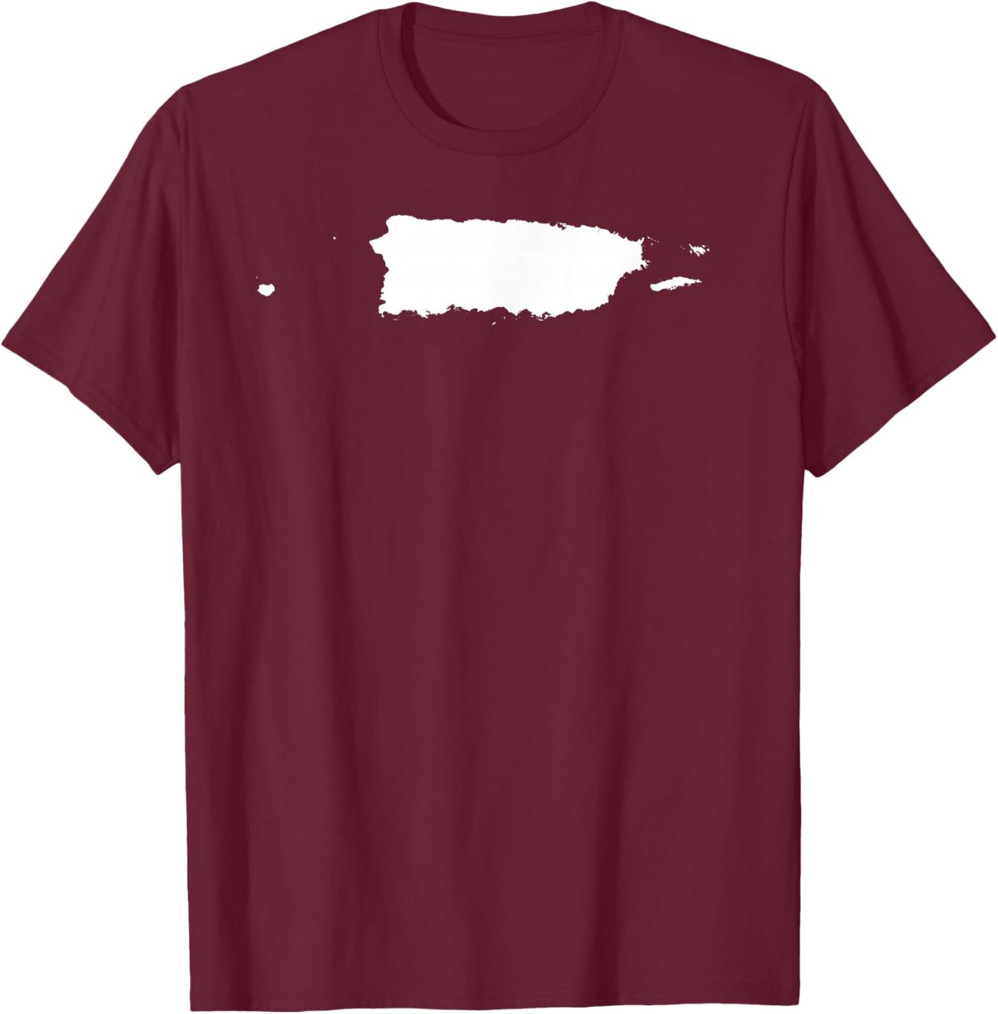 Puerto Rico Island Hispanic Boricua Rica Heritage Month T-Shirt - T-Shirt | Maroon