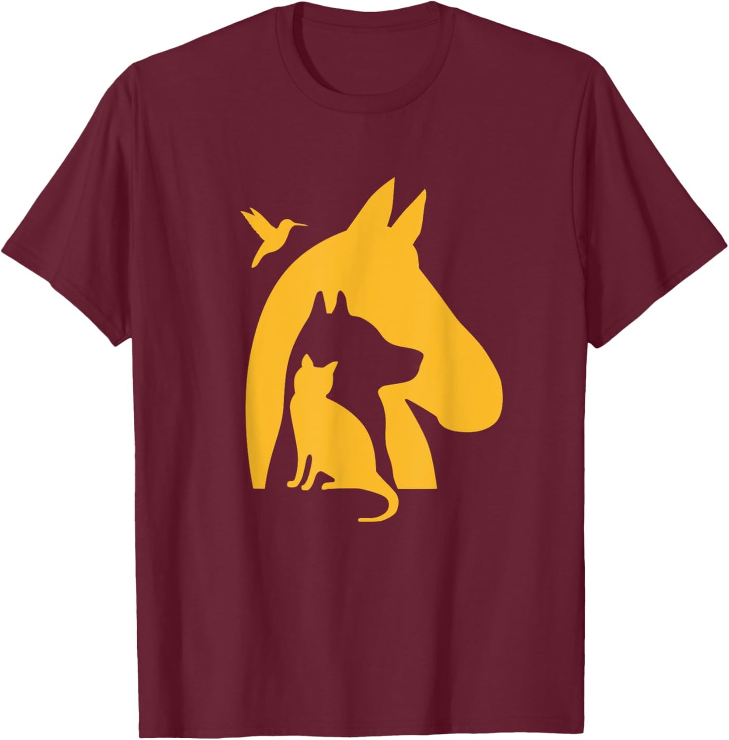 San Diego's Animals T-Shirt - T-Shirt | Maroon