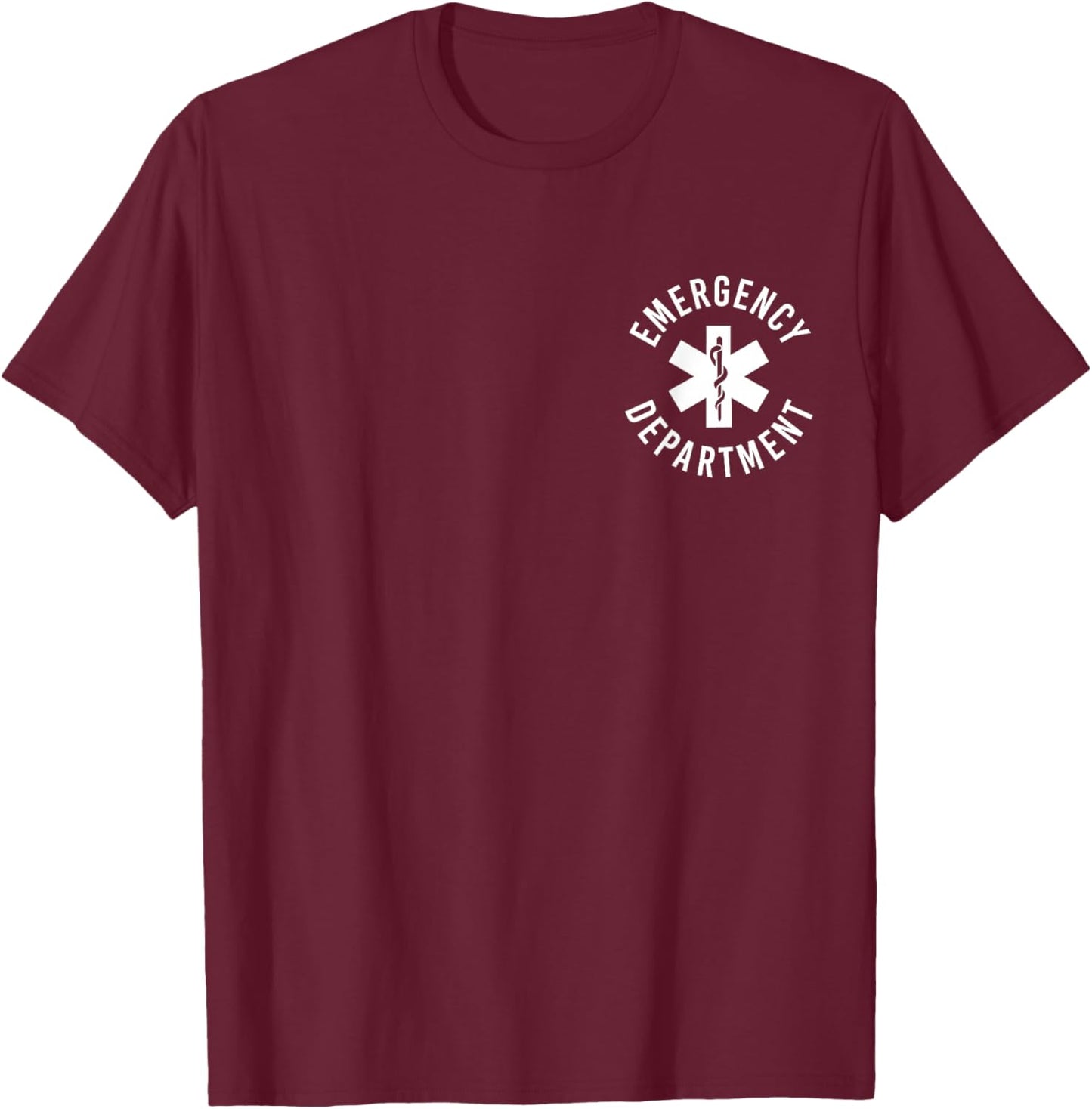 Emergency Room Registered Nurse Hospital RN Staff ER Nurse T-Shirt - T-Shirt | Maroon