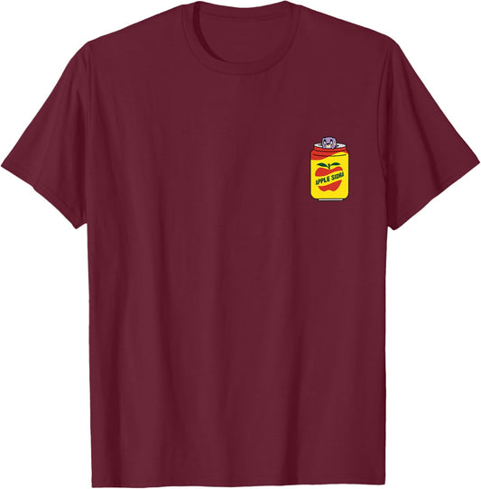 Cute Purple Dinobean Apple Soda Sidra Taiwan Pop drink T-Shirt - T-Shirt | Maroon