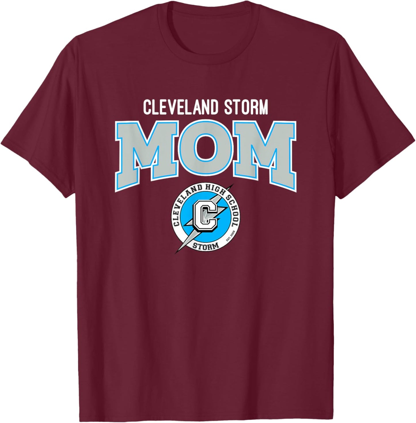 Cleveland Storm Logo Mom HS T-Shirt - T-Shirt | Maroon