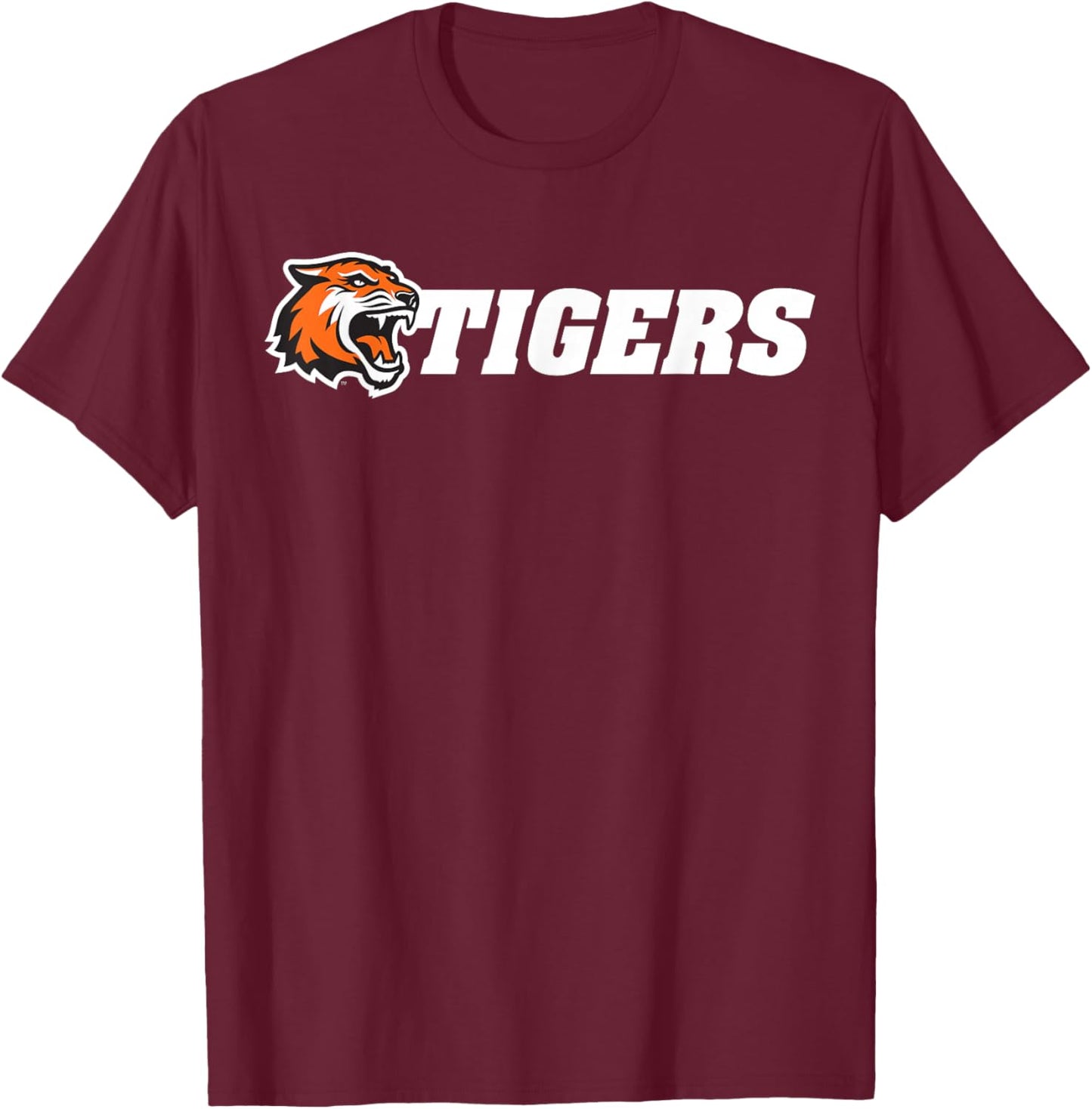 Rochester Institute of Technology RIT Tigers Logo T-Shirt - T-Shirt | Maroon