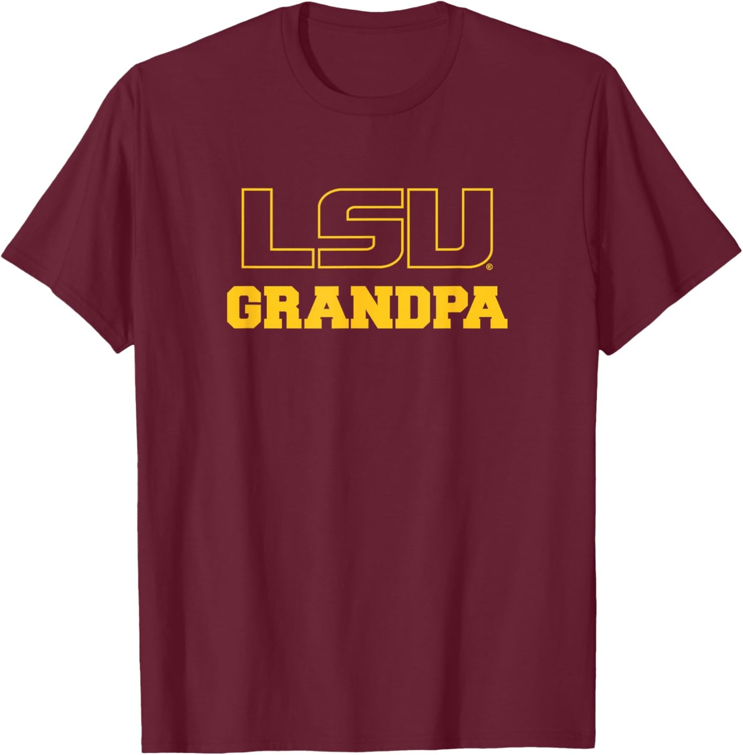 LSU Tigers Grandpa T-Shirt - T-Shirt | Maroon