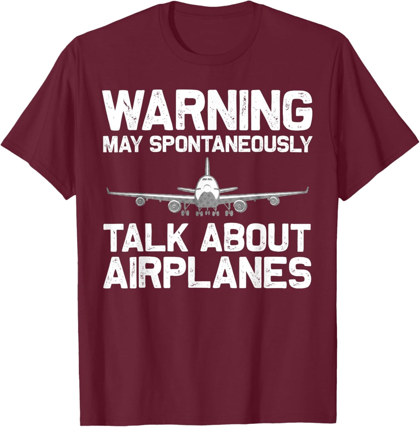 Funny Airplane Novelty Women Plane Aviation Pilot T-Shirt - T-Shirt | Maroon