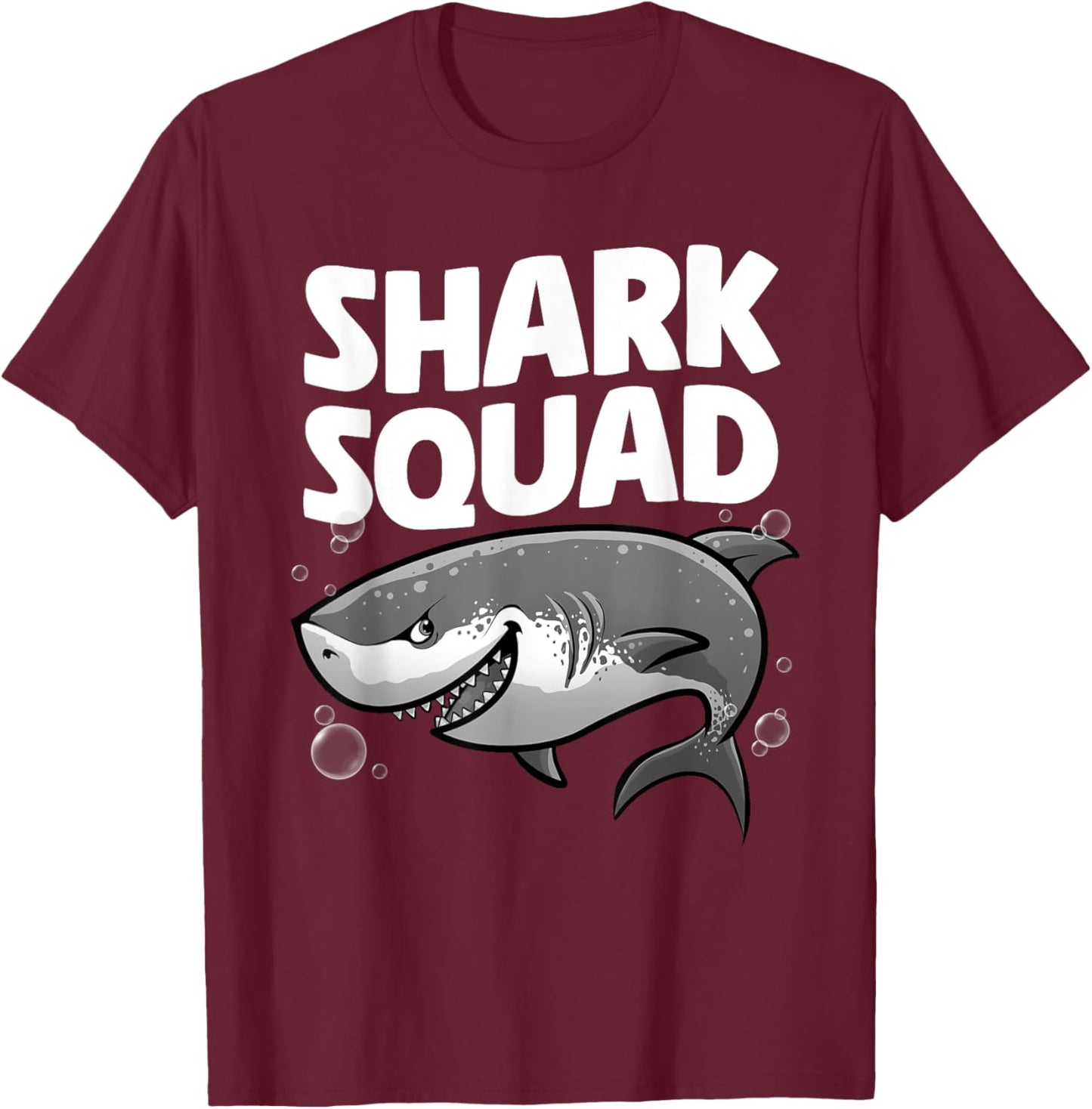 Best Shark Art For Boys Girls Kids Shark Related Shark Lover T-Shirt - T-Shirt | Maroon