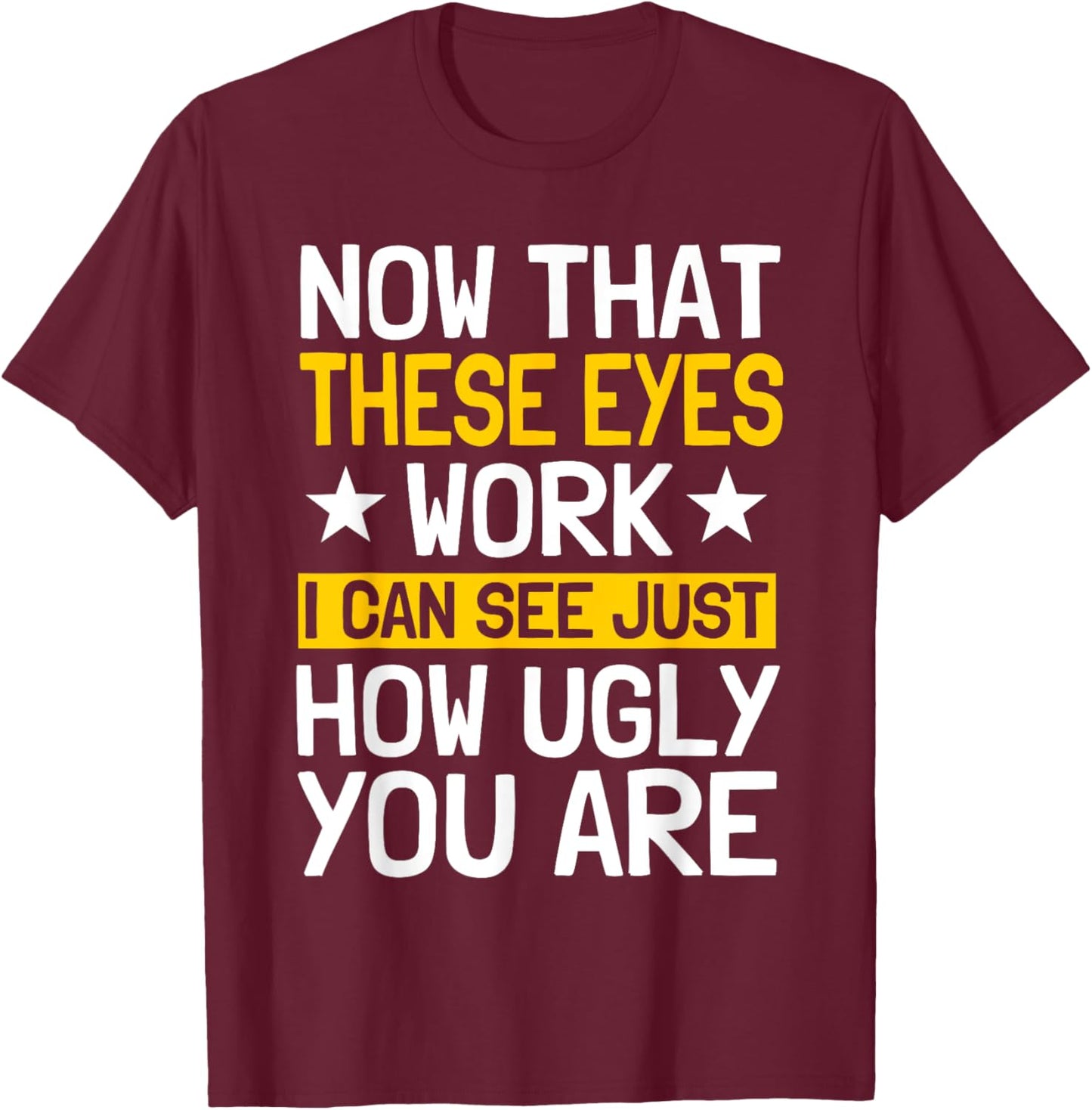 Eye Surgery Doctor Strong Patient Survivor Ophthalmologist T-Shirt - T-Shirt | Maroon