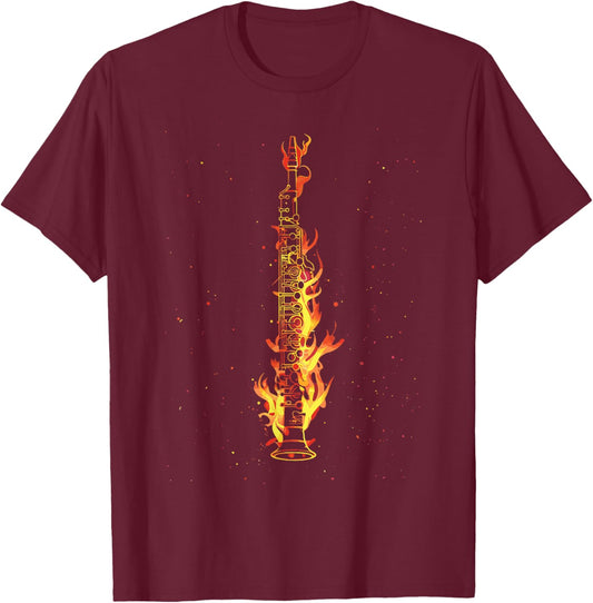 Clarinet Music Clarnetist Band T-Shirt - T-Shirt | Maroon