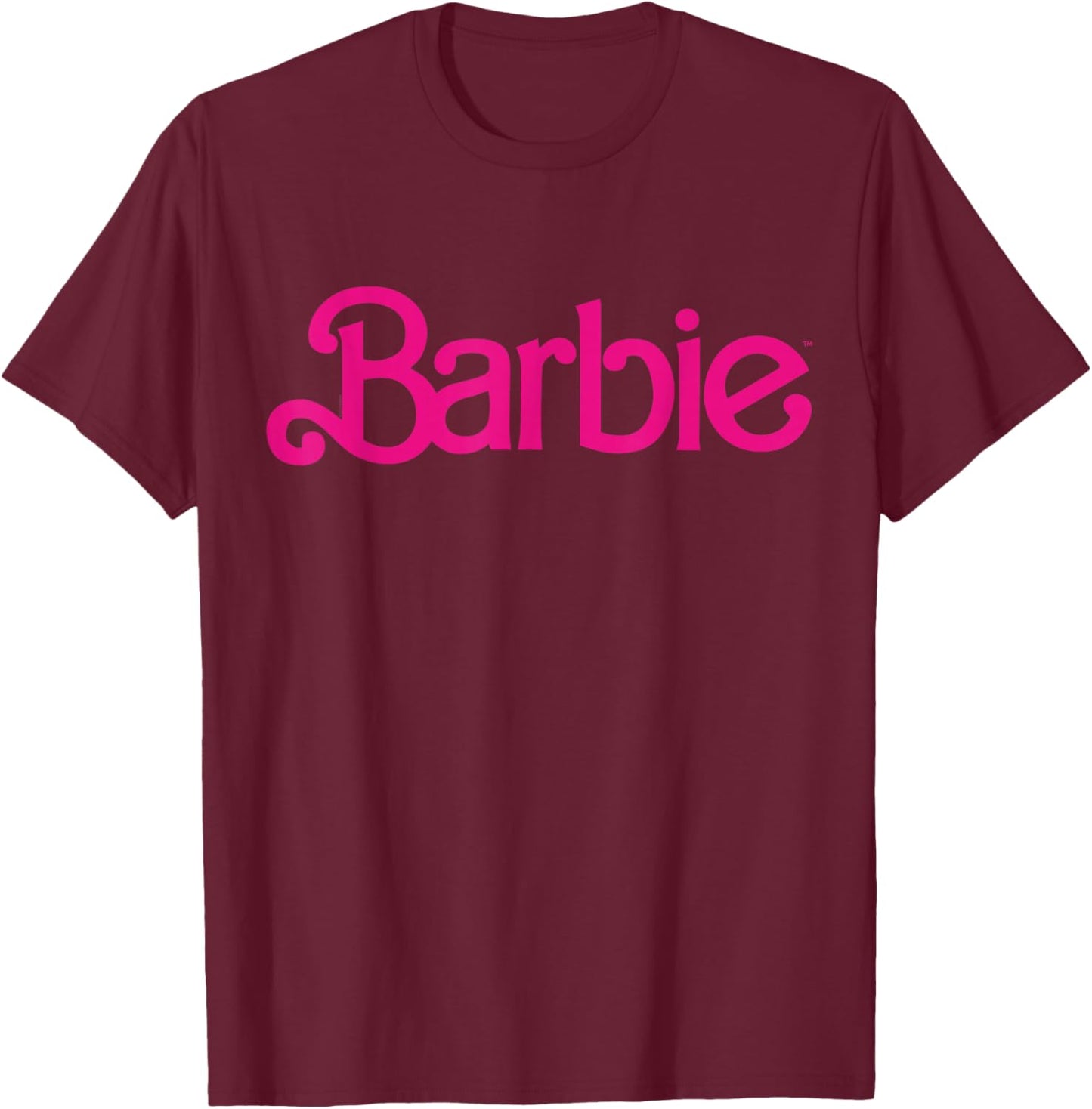 Barbie 1980's Logo T-Shirt - T-Shirt | Maroon
