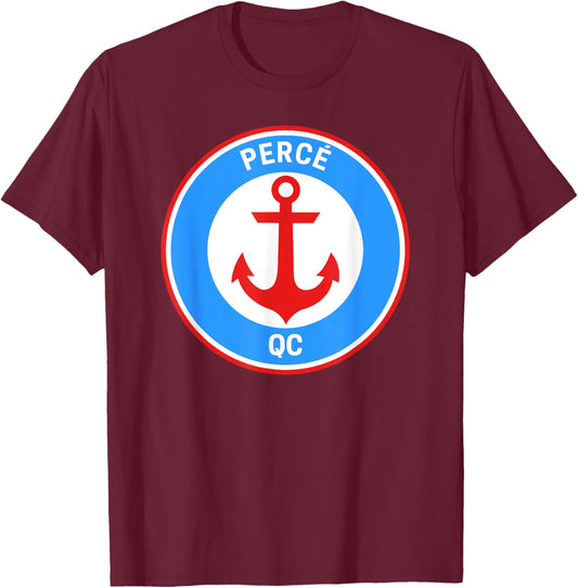 Vintage Perce Quebec T-Shirt - T-Shirt | Maroon